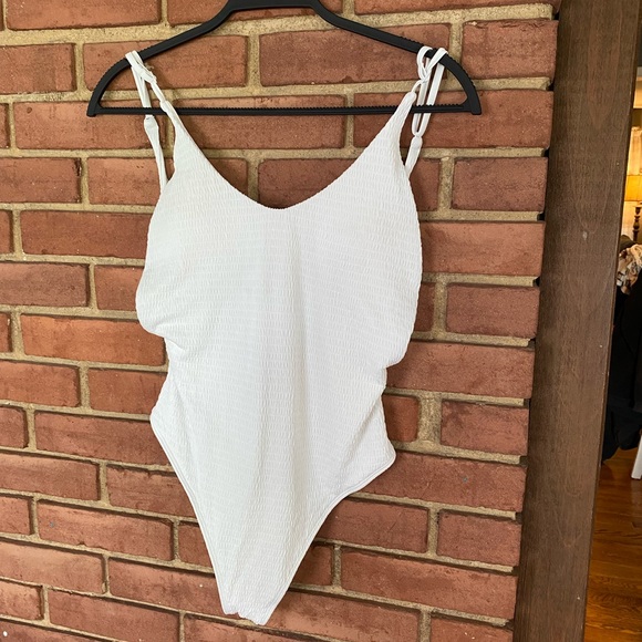 aerie Other - White Aerie High Thigh One Piece Sz Medium